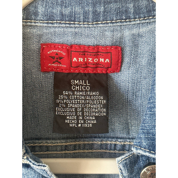 Arizona Jeans‎ Company Denim Jacket Women Small - Picture 5 of 10